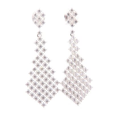 Orecchini Domar Gioielli Donna Orecchino argento 925 in Argento Cubic Zirconia EZC118257 - EZC118257